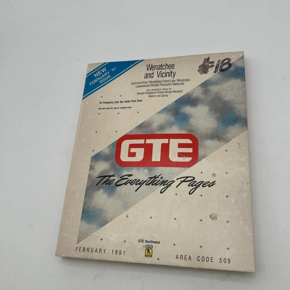 vintage February 1991 GTE 
